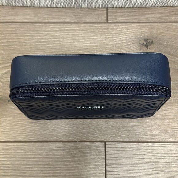 Missoni For Delta Navy Blue Cosmetic Makeup Case Travel Toiletry - Picture 5 of 11